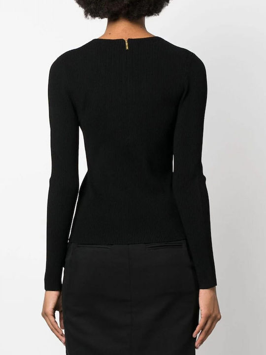 Michael Kors Women's Blouse Long Sleeve Black