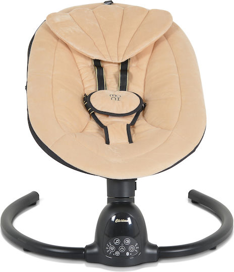 Moni Elektrisch Baby Relax Schaukel Clarissa mit Musik Beige für Kind bis 9kg