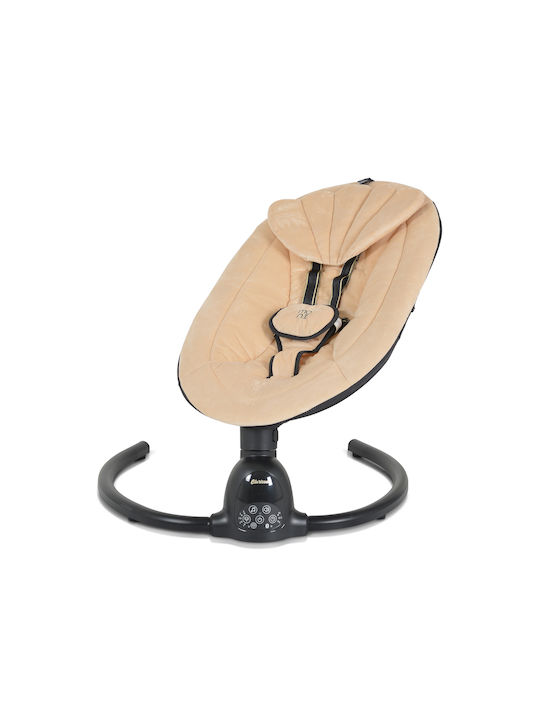 Moni Electric Baby Relax Swing Clarissa with Music Beige for Child up to 9kg