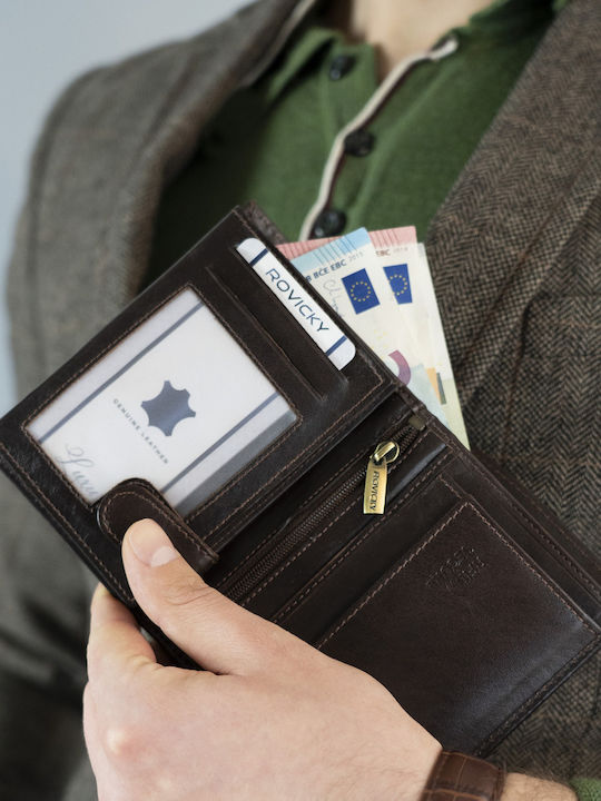Portofel bărbătesc Cărți cu RFID Negru