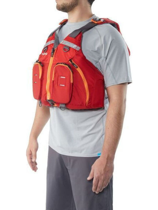 NRS Adults Life Jacket for Water Sports Red