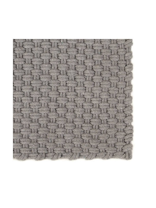 vidaXL Rug Rectangular Summer Cotton Gray