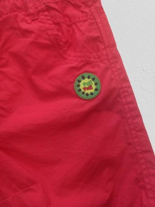 Kinder-Shorts/Bermudas Stoff Rot