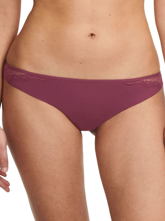 Passionata Women's String Seamless with Lace Burgundy