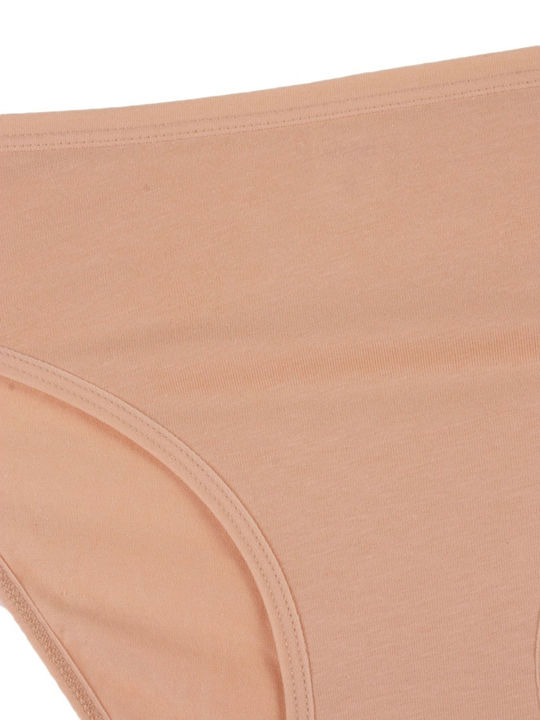 Sexen Baumwolle Damen Slip 3Pack Beige