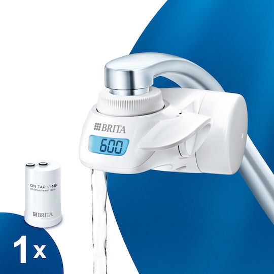 Brita On Tap Pro V-MF Faucet Water Filter Granular Activated Carbon / Hollow Fiber Membranes 0.5 μm