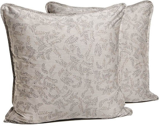 Hauz Διακοσμητική Μαξιλαροθήκη Limited Edition Botanic 60x60εκ.