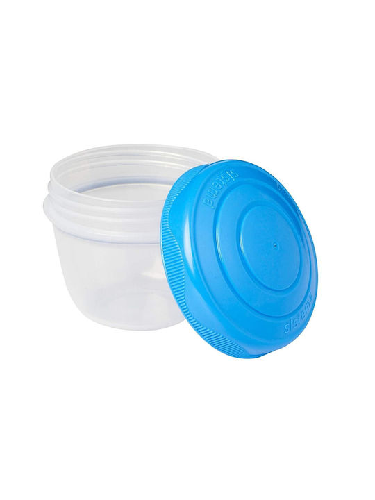 Sistema Microwave Plastic Lunch Box Yogurt To Go Pink-Blue 7.4x7.4cm 2pcs