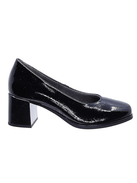 Pitillos Anatomic Leather Black Heels