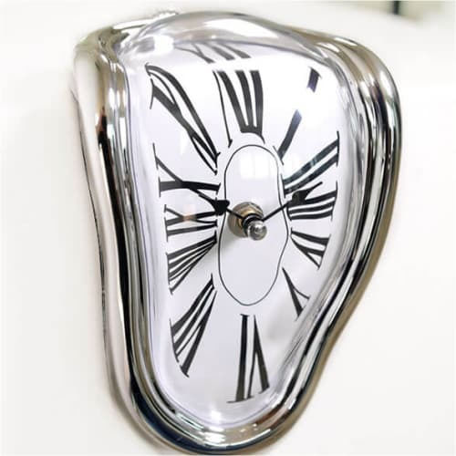 Gadget Master Wanduhr Silber