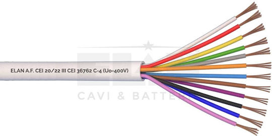 Elan Alarm Cable with Diameter 12x0.22mm² 100m