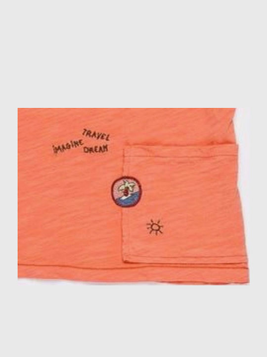 Kinder-T-Shirt orange