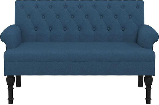 Canapea Cu Două Locuri Albastră 120x62x75,5cm