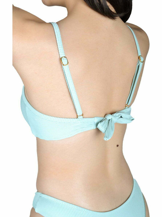 Set Bikini Oberteil-Stil & Brasilien Farbe Pistazie