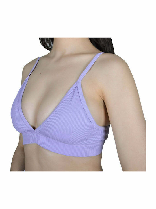 Set Bikini Brazil Ψηλόμεσο Λιλά