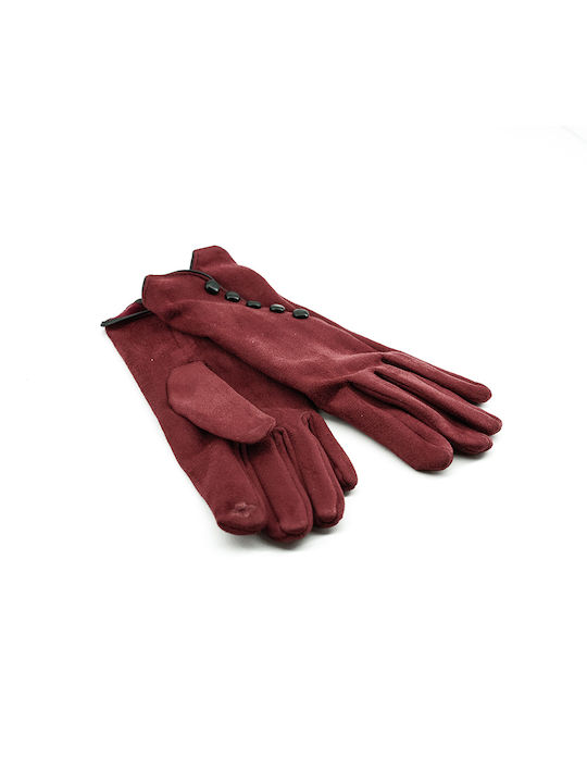 Coveri Unisex Gloves Burgundy