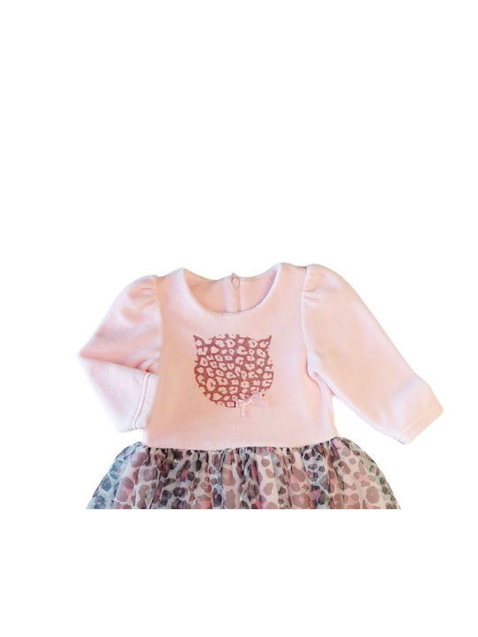 Sweet Baby Kids Dress Velvet Pink