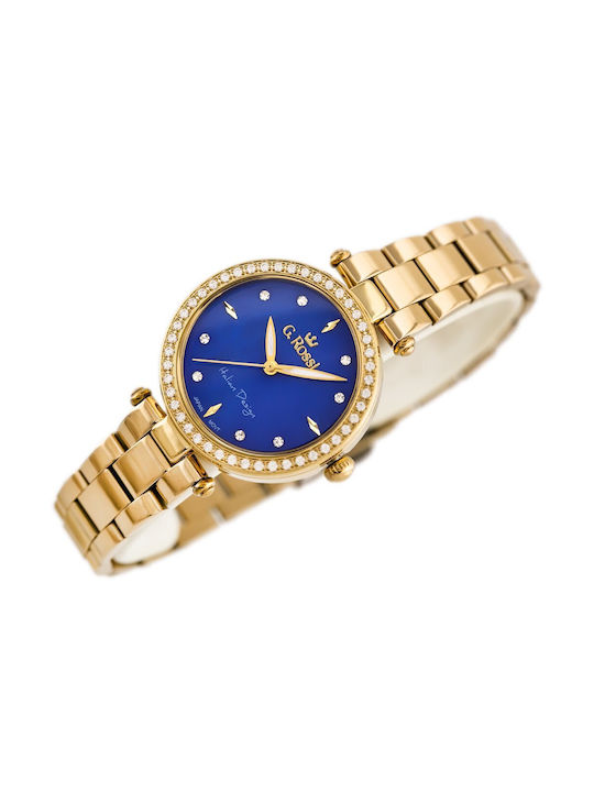 G.Rossi Watch with Gold / Gold Metal Bracelet