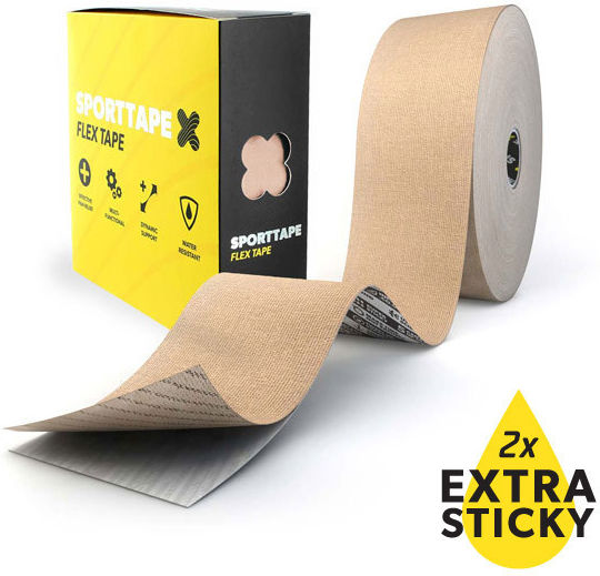 Sporttape Ταινία Κινησιοθεραπείας 5cm x 22m Ροζ