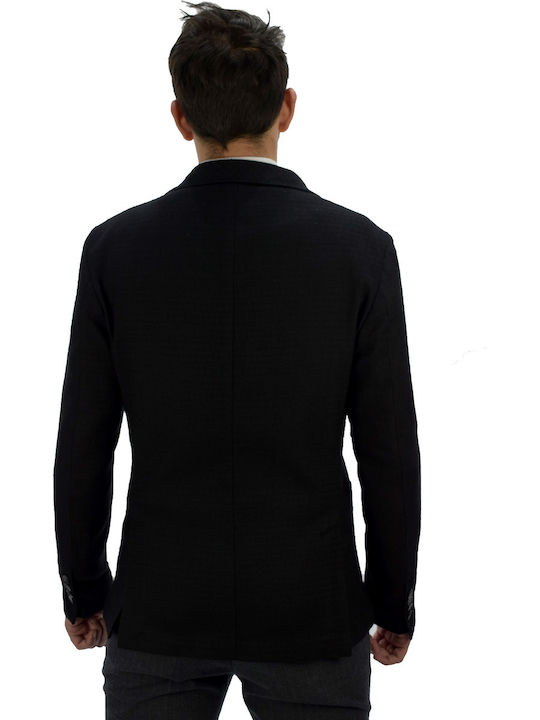 Besilent Man Men's Suit Jacket Black