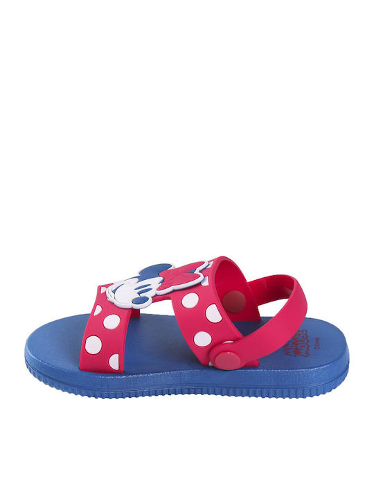 Șlapi pentru copii Minnie Fuchsia