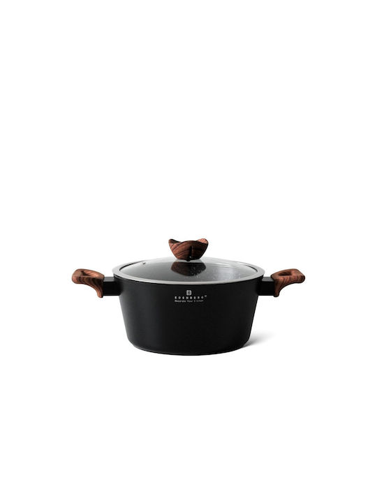 Edenberg Pots Set Made of Aluminum Black with Non-stick Coating 4 Pieces