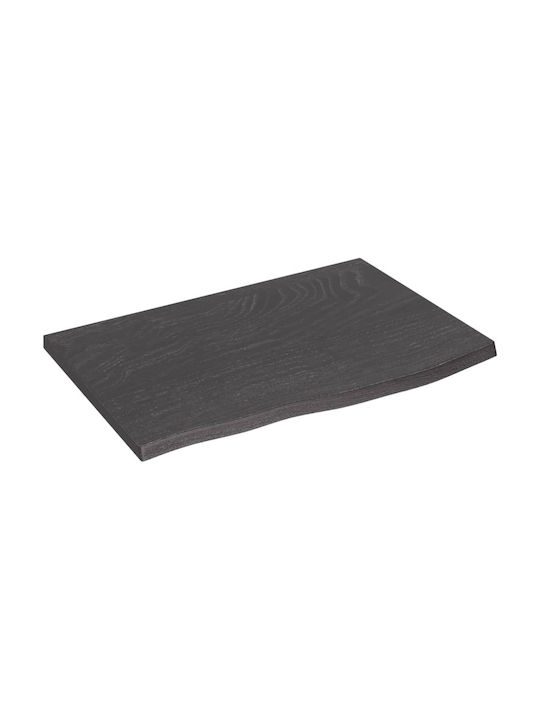 vidaXL Επιφάνεια Τραπεζιού από Μασίφ Ξύλο 60x40x2cm 315640