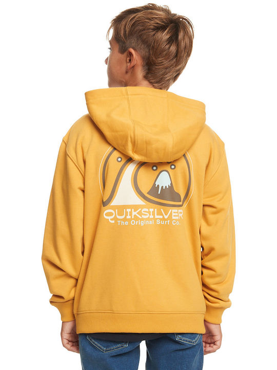 Quiksilver Kids Sweatshirt Cardigan with Hood Yellow