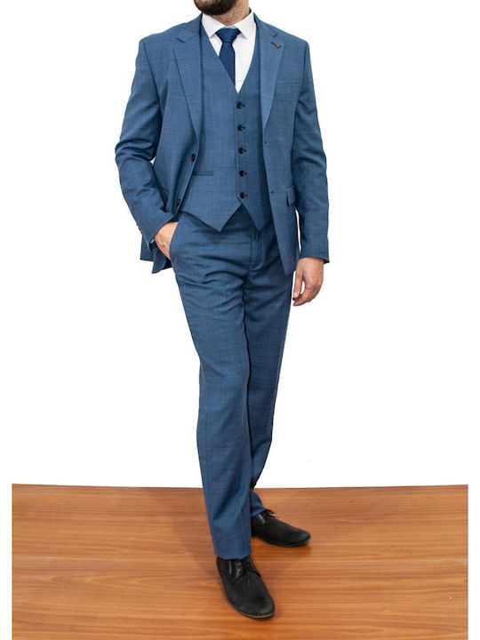 Leonardo Men's Suit BLUE