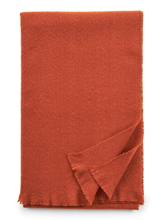 Verde Women's Wool Scarf Orange