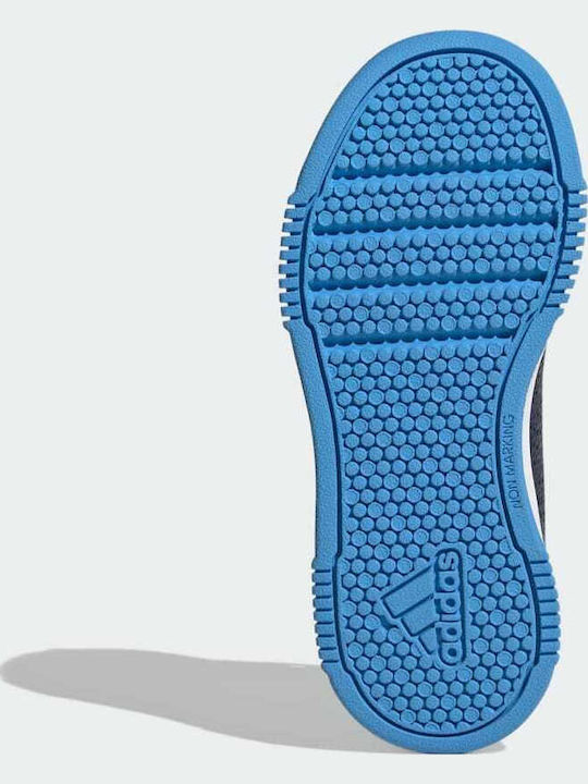 Tensaur Hook Loop Kids Sneakers with Scratch Dark Blue / Cloud White / Blue Burst