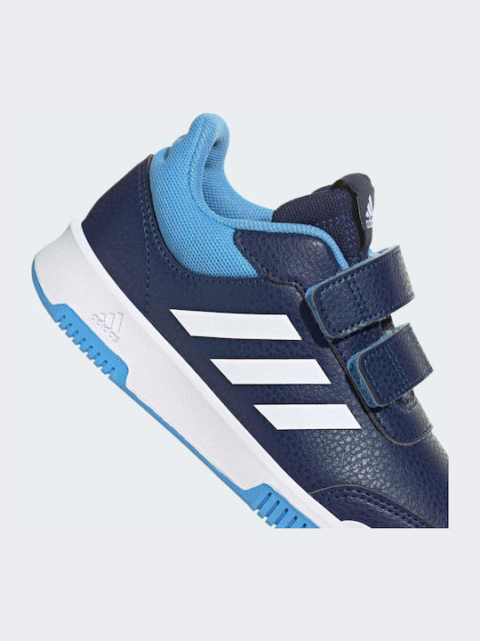 Tensaur Hook Loop Kids Sneakers with Scratch Dark Blue / Cloud White / Blue Burst