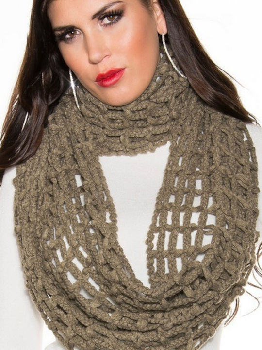 Fashion Style Women's Wool Neck Warmer Beige