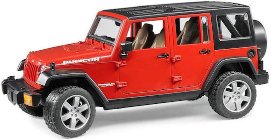 Bruder Jeep Wrangler Unlimited Rubicon Toy Car 1:24 Red for 3++ Years