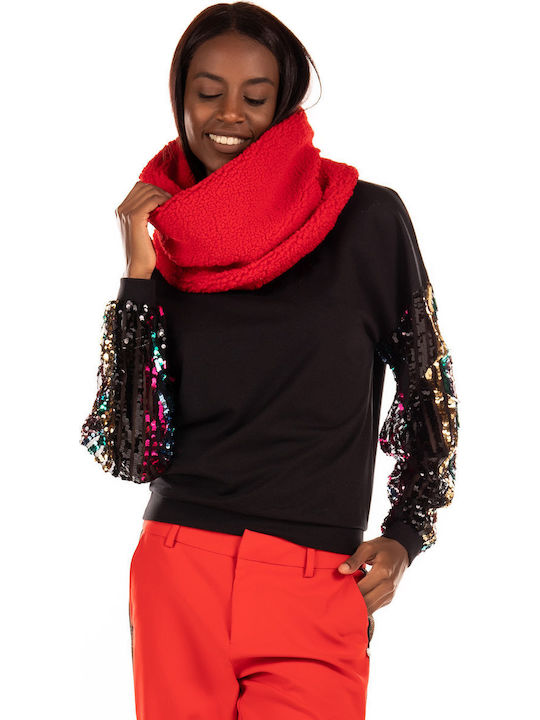 Oof Women's Wool Neck Warmer Red