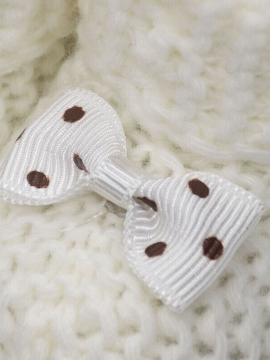 Kamtex Baby Papuci pentru bebeluși Albe