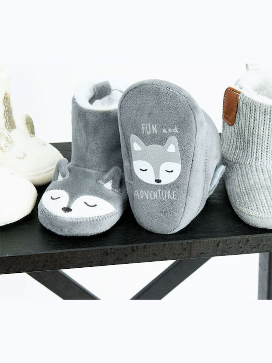 Cool Club Baby Booties Gray