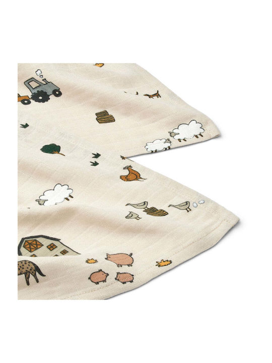 Liewood Sandy Piqué-Swaddle-Tücher 65x65cm. 2Stück