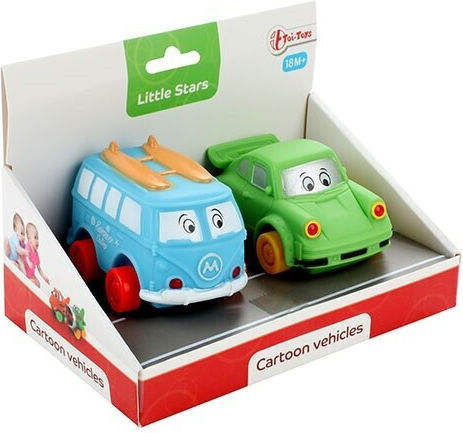 Toi-Toys Όχημα Little Stars Cartoon Αυτοκινητάκια για 12+ Μηνών (Διάφορα Σχέδια) 1τμχ