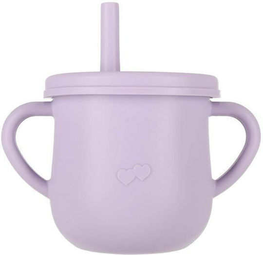 Hola Toys Feeding Set Crab made of Silicone Purple 6pcs