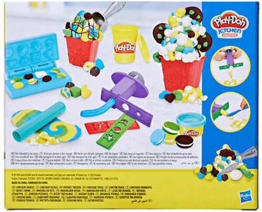 Hasbro Play-Doh Πλαστελίνη - Παιχνίδι Kitchen Creations για 3+ Ετών, 5τμχ
