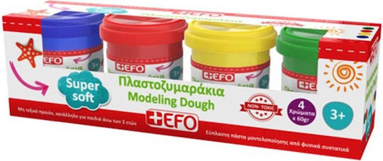 +Efo 4 Πλαστοζυμαράκια Πλαστελίνης για 3+ Ετών