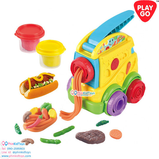 Playgo Πλαστελίνη - Παιχνίδι Go Food Truck για 3+ Ετών, 5τμχ