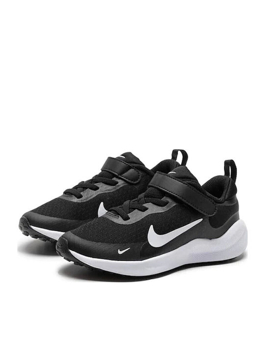 Revolution Revolution 7 Kids Sports Shoes Running with Hoop & Loop Closure Black