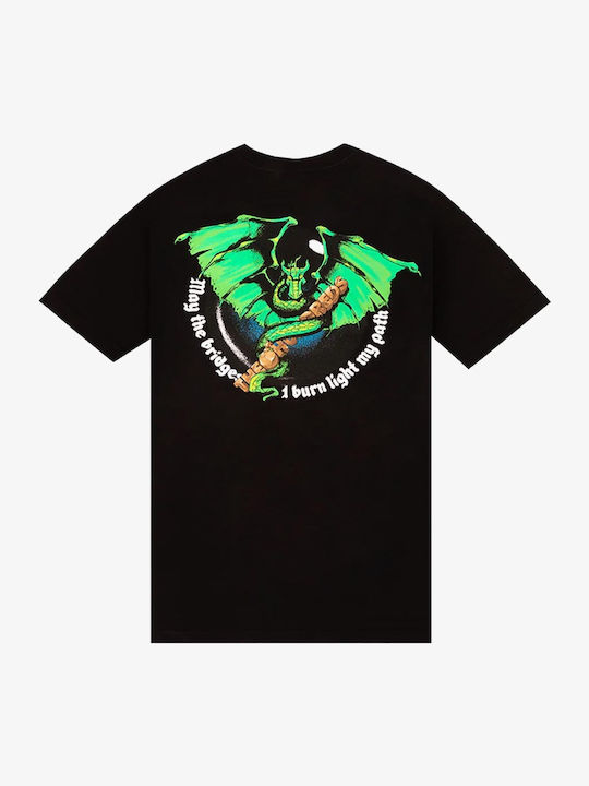 T-shirt Μαύρο