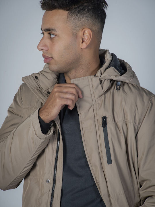 Dors Herren Winter Jacke Lässig Wasserdicht und winddicht Khaki