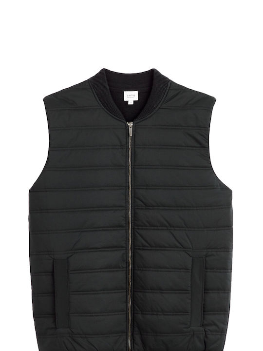 Celio Ärmellos Herren Winter Jacke Lässig Black