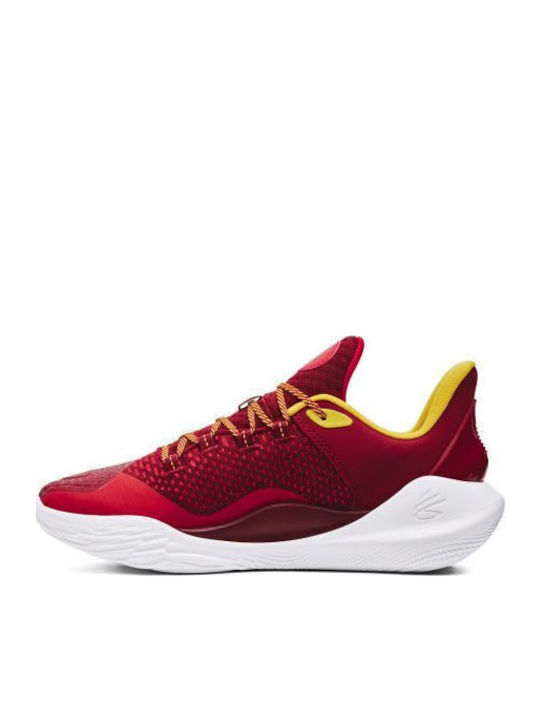Curry 11 High Basketball Shoes Red / Cardinal