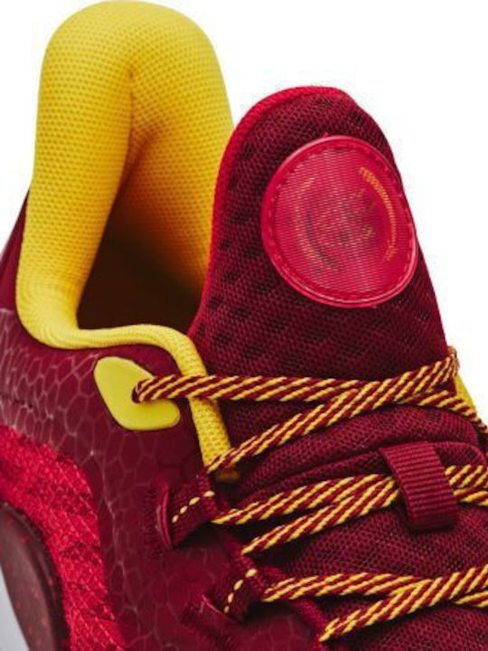 Curry 11 High Basketball Shoes Red / Cardinal