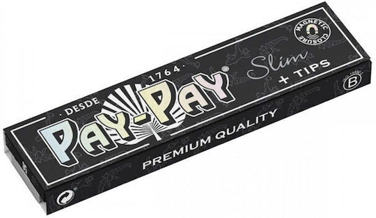 Pay Pay Χαρτάκια Στριφτού Τσιγάρου King Size Slim 50 φύλλα 24τμχ